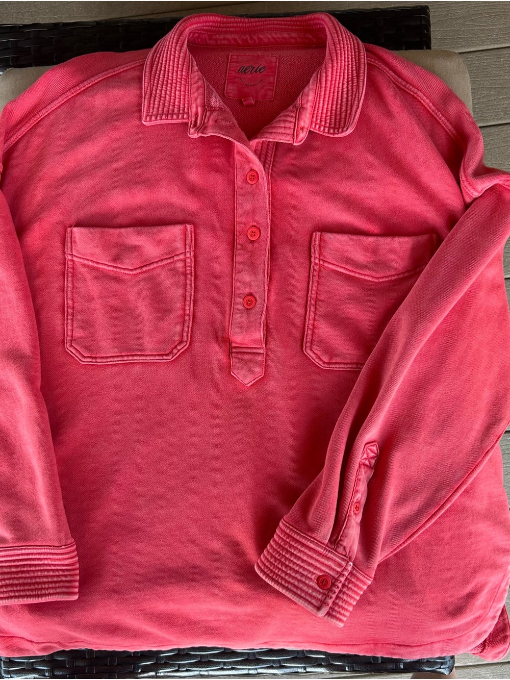 Aerie Faded Red Shirt